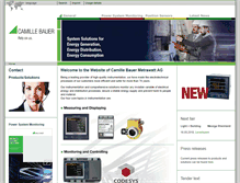 Tablet Screenshot of camillebauer.com